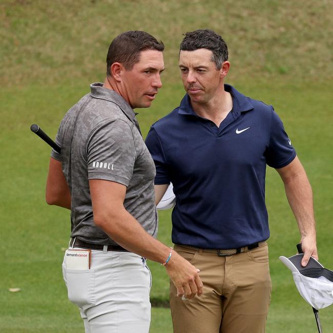 Scott Stallings and Rory McIlroy.