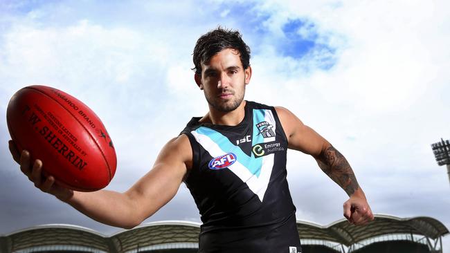 Brendon Ah Chee wants to move on from Port Adelaide. Picture: Sarah Reed.