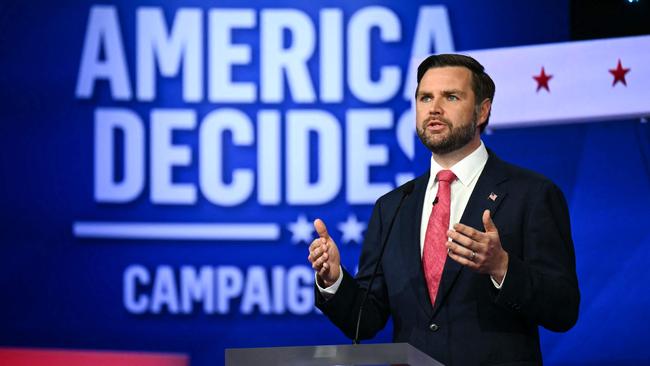 JD Vance may have sealed a victory – but it was tight. (Photo by ANGELA WEISS / AFP)