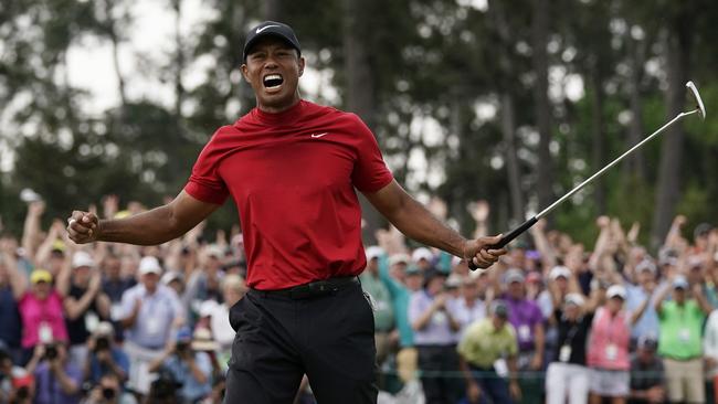 Tigers Woods winning the 2019 Masters was one of the biggest stories of the year. Imagine if he goes back-to-back … Picture: AP/David J. Phillip