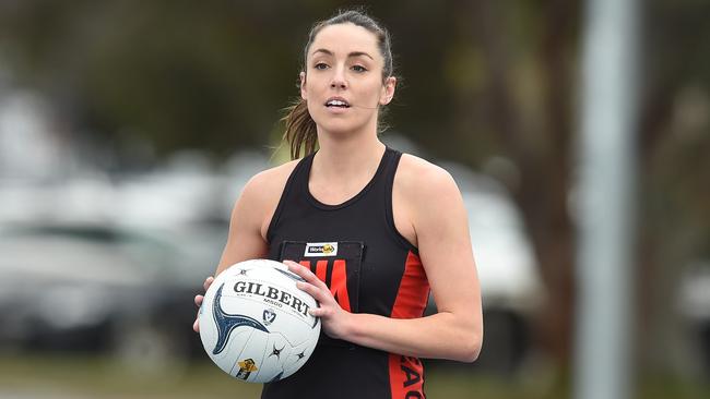 Netball: St Mary's v Newtown & Chilwell. Vanessa Augustini for Newton