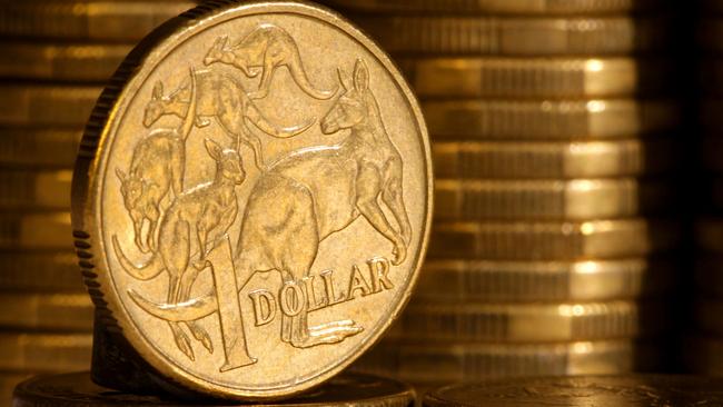 Australian one dollar coins