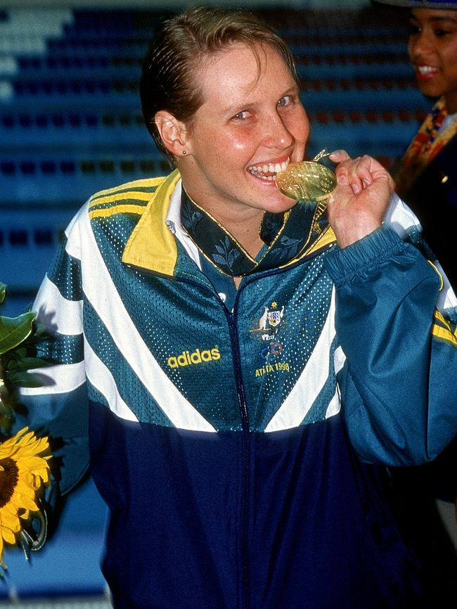 O’Neill after winning gold in Atlanta.