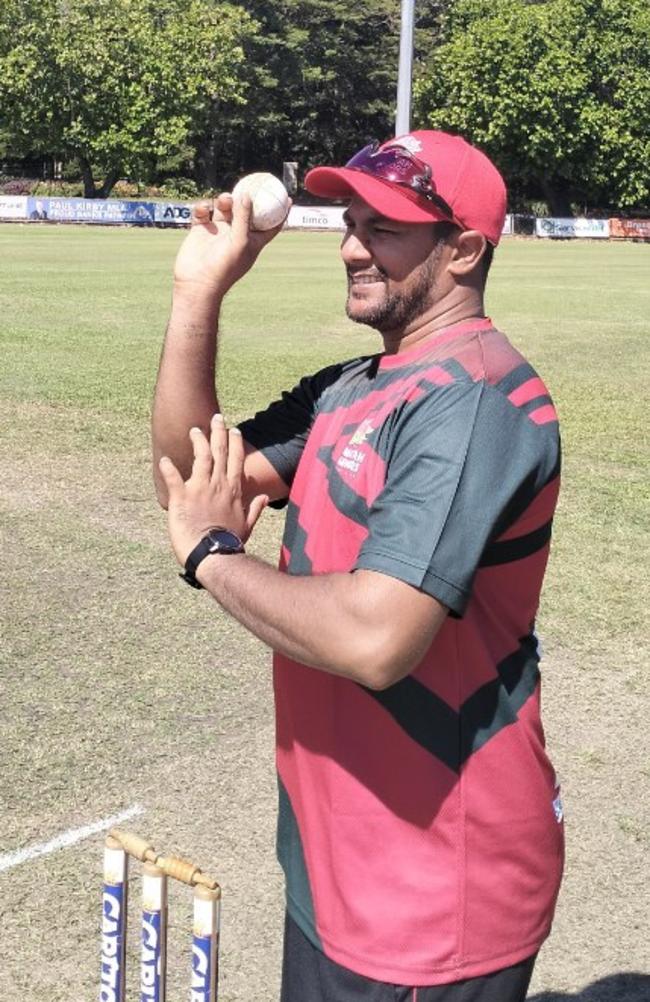 Himesh Silva helped orchestrate Waratah's win over Darwin in Round 6 of the 2024 Darwin and Districts Cricket Competition. Picture: Ian Butterworth