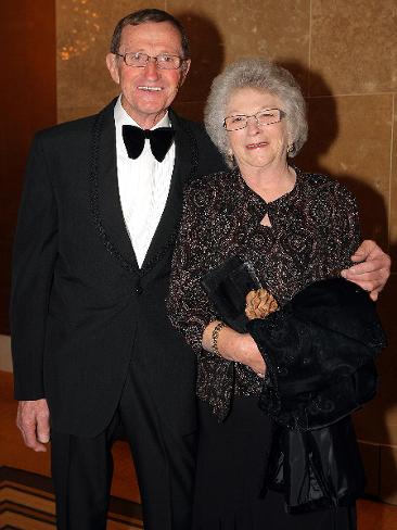 <p>Kevin Murray and sister Janet Bartolo</p>