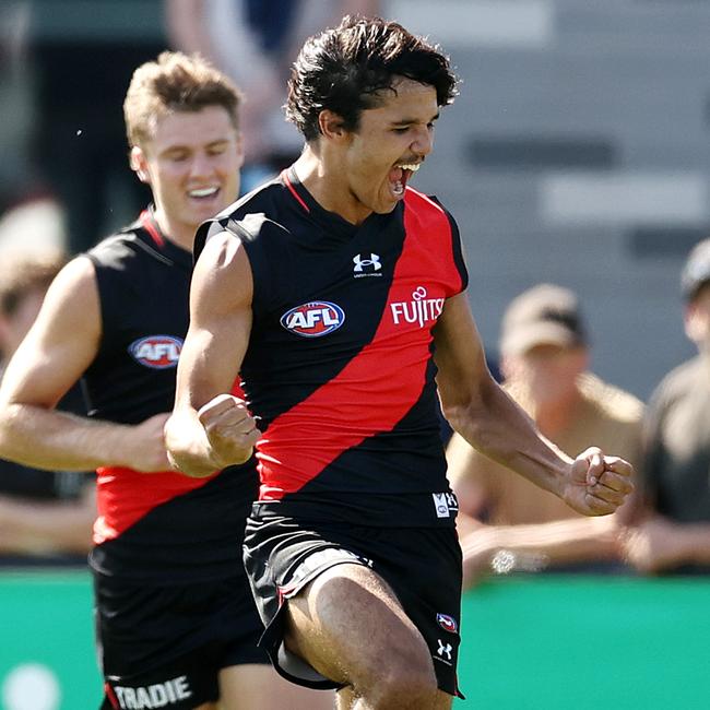 Alwyn Davey is poised to debut for Essendon. Picture: Michael Klein