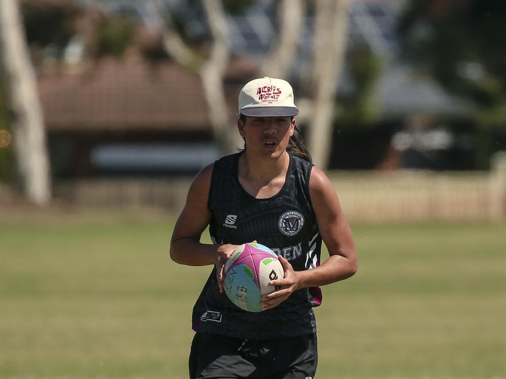 Marsden State High V St Brendans at the 2024 Gold Coast Titans All Schools Touch Football Picture: Glenn Campbell