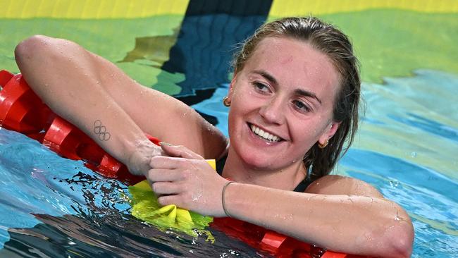 Ariarne Titmus is among the big names who will contest the trials in Melbourne. Picture: AFP