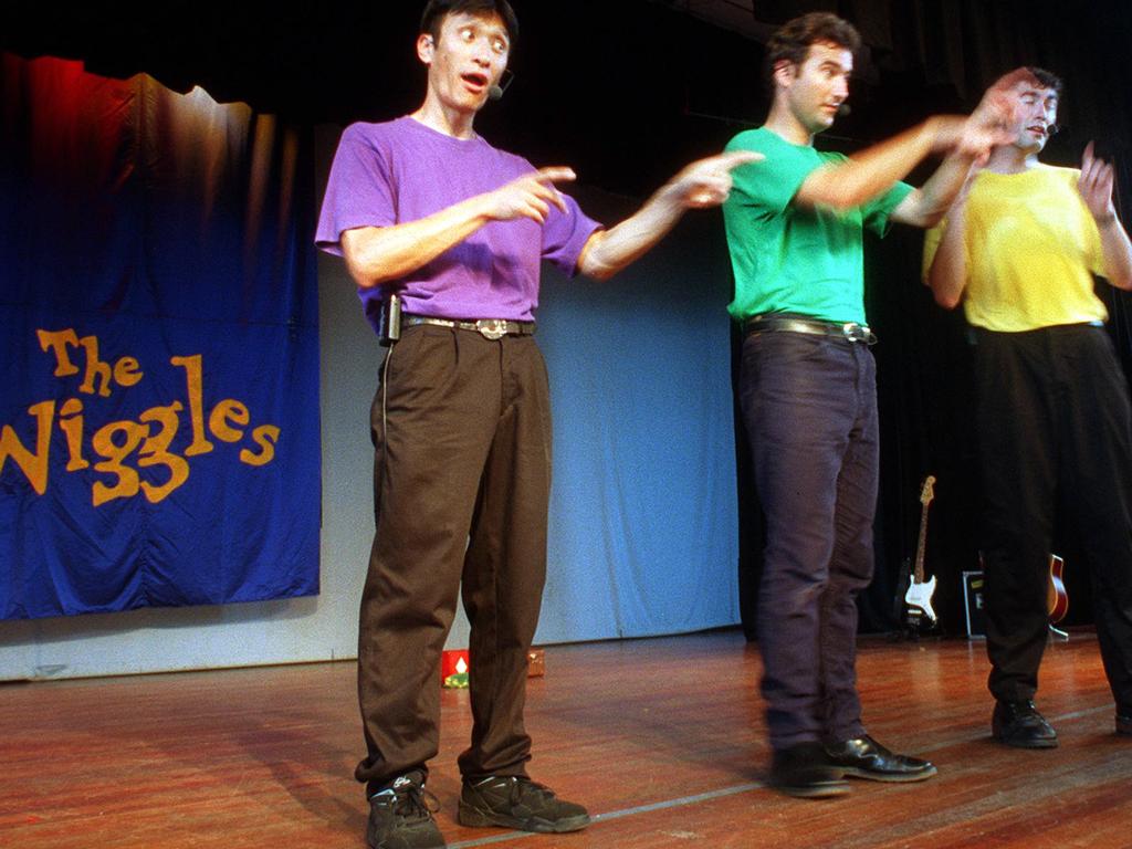 Humble beginnings: The Wiggles small shows quickly saw hundreds of attendees showing up.