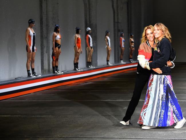 Pip Edwards and Claire Tregoning. Photo by Stefan Gosatti/Getty Images.