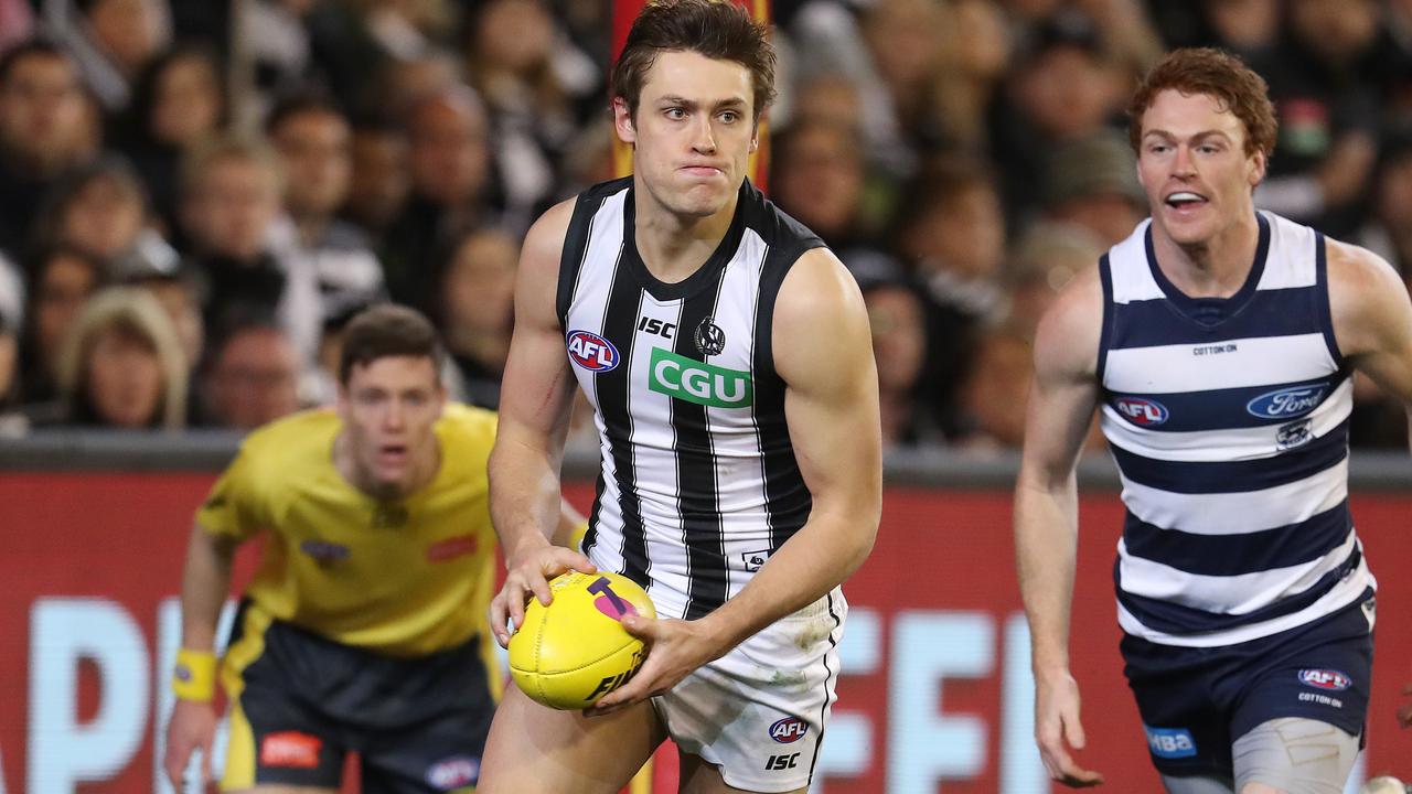 Darcy Moore is in no rush to re-sign with Collingwood. Picture: Michael Klein