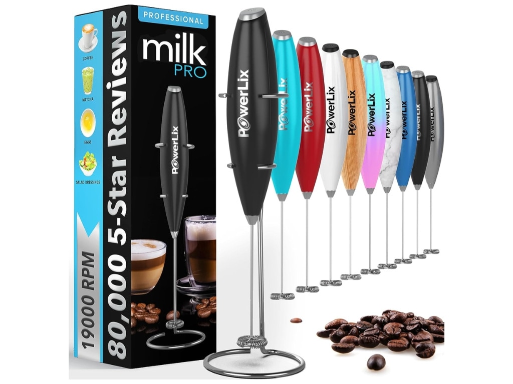 PowerLix Electric Milk Frother. Picture: Amazon Australia.