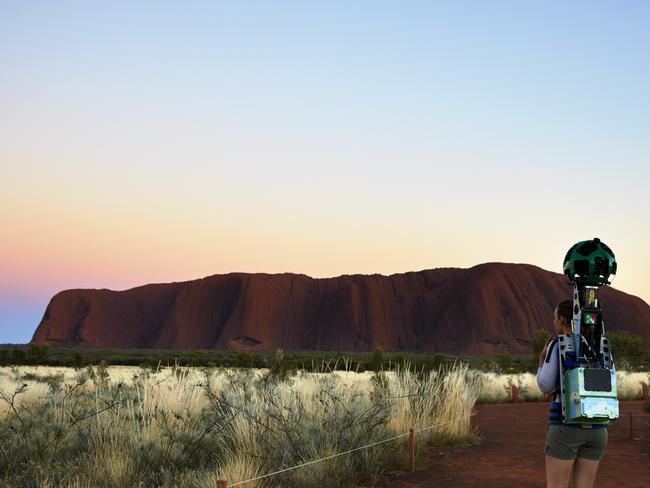 Google’s StreetView cameras at Uluru-Kata Tjuta National Park.