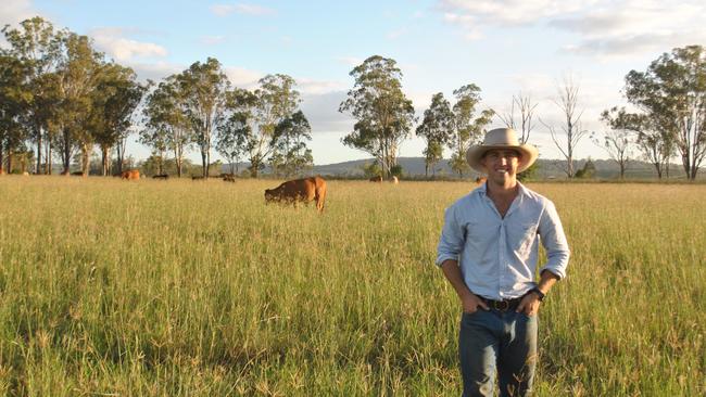 Cam Griffin, founder of Binowee Family Grazing, has a passion for small-framed cattle and grass-fed beef. Picture: Supplied