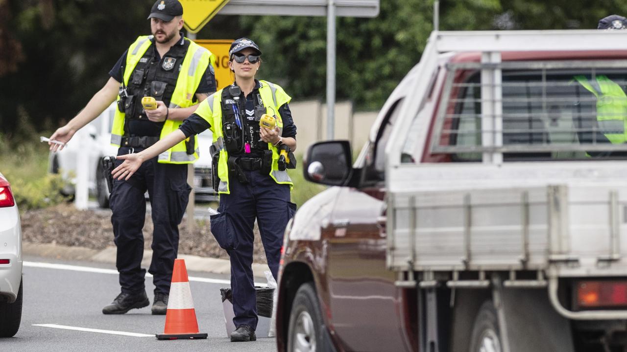 Police conduct an RBT operation. Generic image.