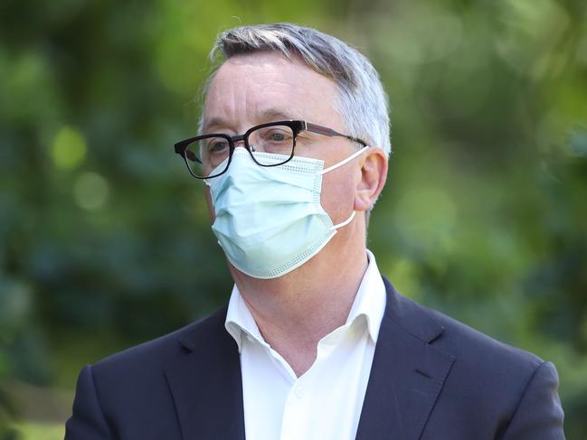 Health Minister Martin Foley said the state was preparing for further hospitalisation. Picture: David Crosling