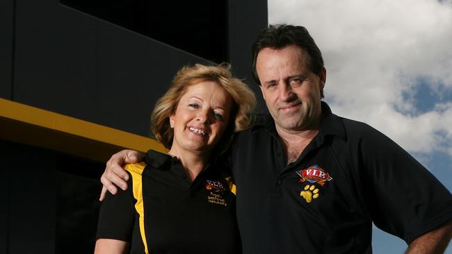 VIP Pet Food founders Christina and Tony Quinn. The pair and their assets have since split.