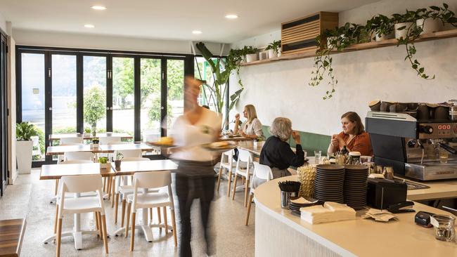 The main dining space at Ninebar &amp; Kitchen, Coorparoo. Picture: Mark Cranitch