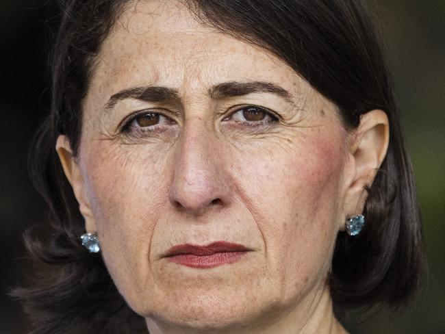 SYDNEY, AUSTRALIA - NewsWire Photos DECEMBER 26, 2020: NSW Premier Gladys Berejiklian looks on during a COVID-19 update Press conference in St Leonards. Picture: NCA NewsWire / Jenny Evans