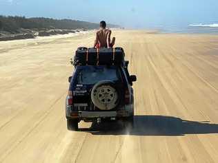 DANGER: Queensland Police have warned drivers not to drive recklessly on Fraser Island. Picture: Contributed