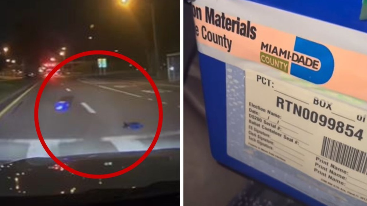 US ballot box found in middle of road