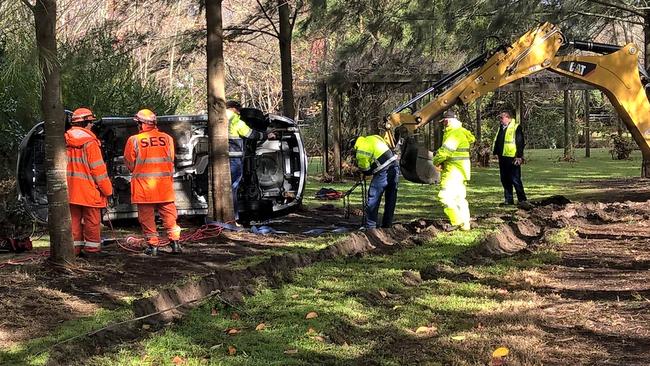 SES crew at the scene in Bowral. Picture: Word On The Street/Facebook