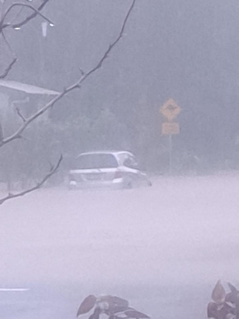 Much of Clifton Beach is experiencing severe flooding on December 17. Picture: Supplied