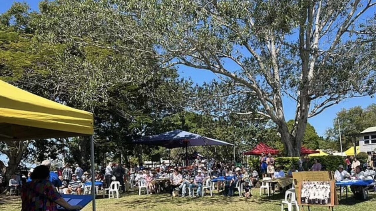 Dozens of people were celebrating the centenary of Koumala State School when the snake bite occurred. Picture: Facebook