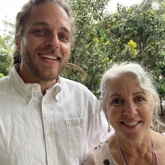 Alex Impey, 33, and Deziree Impey at Coffs Harbour Courthouse on Friday, after Impey’s medicinal cannabis oil commercial drug supply charges were dealt with. Picture: Janine Watson.