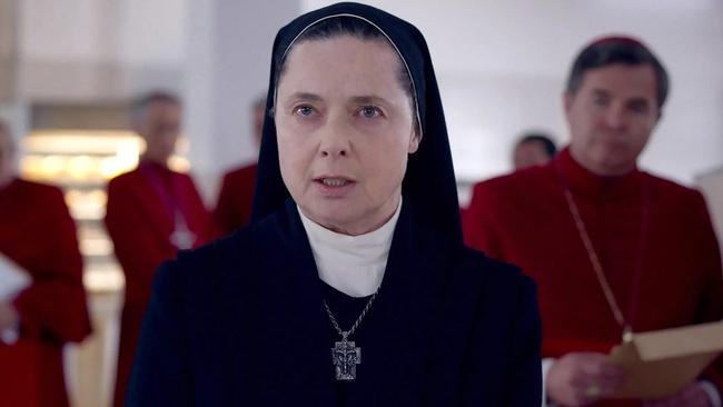 Isabella Rossellini stars as Sister Agnes in Conclave Photo: Supplied