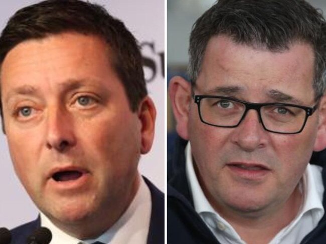 vic state election matt guy and dan andrews