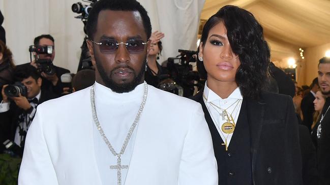 Sean ‘Diddy’ Combs and singer Cassie Ventura arrive for the 2018 Met Gala. Picture: Angela Weiss/AFP