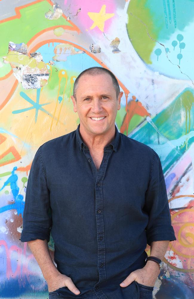 Larry Emdur at his beloved Bondi Beach. Picture: John Feder/The Daily Telegraph