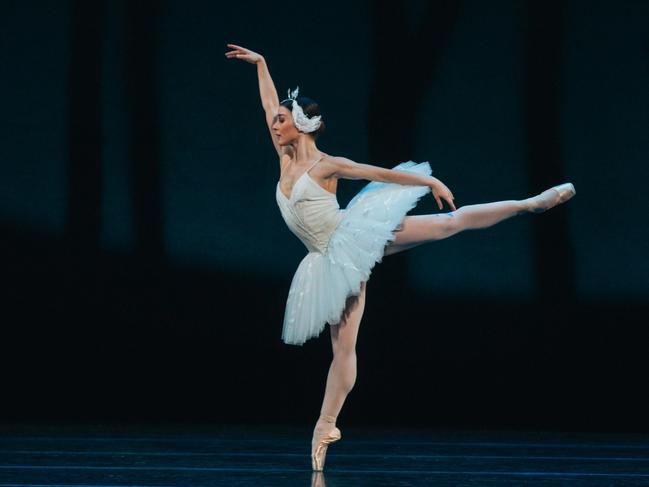 Benedicte Bemet in Swan Lake. Picture: Kate Longley