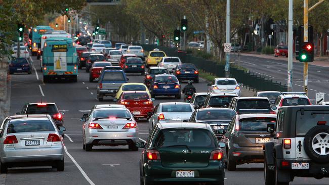 Hoddle St at peak hour.