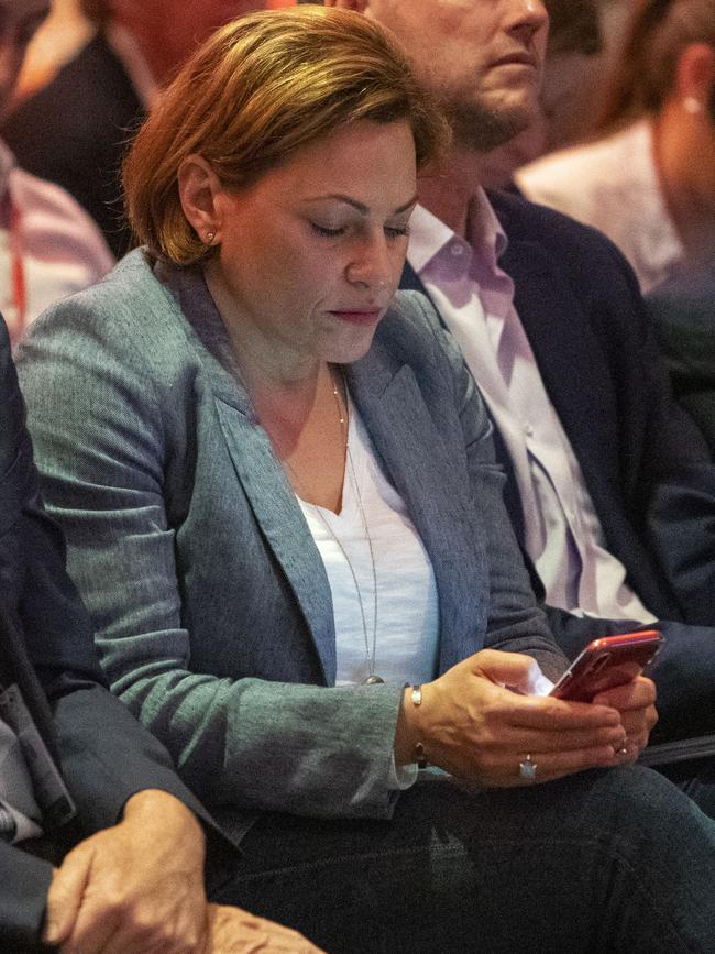 Queensland Treasurer Jackie Trad during the Queensland Labor State Conference in Brisbane, Sunday, August 25, 2019. Picture: AAP Image/Glenn Hunt