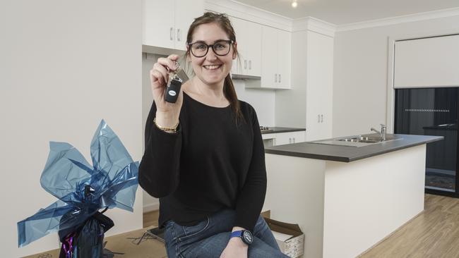 Bridget Gardner bought a house using first homebuyers scheme. Picture: Nick Clayton.