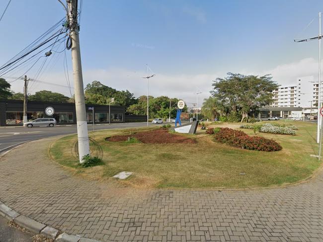 The incident happened in Atibaia, Brazil. Picture: Google Maps