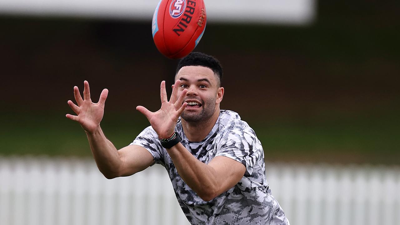 Jason Johannisen is playing a key role in the Bulldogs’ winning form. Picture: Michael Klein