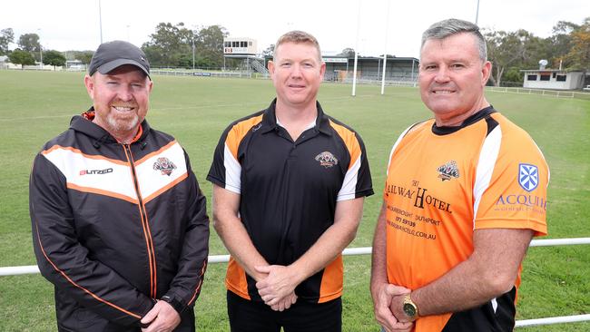 Steve Dowd, Tim Mahoney, Mark Ross. Picture: Richard Gosling