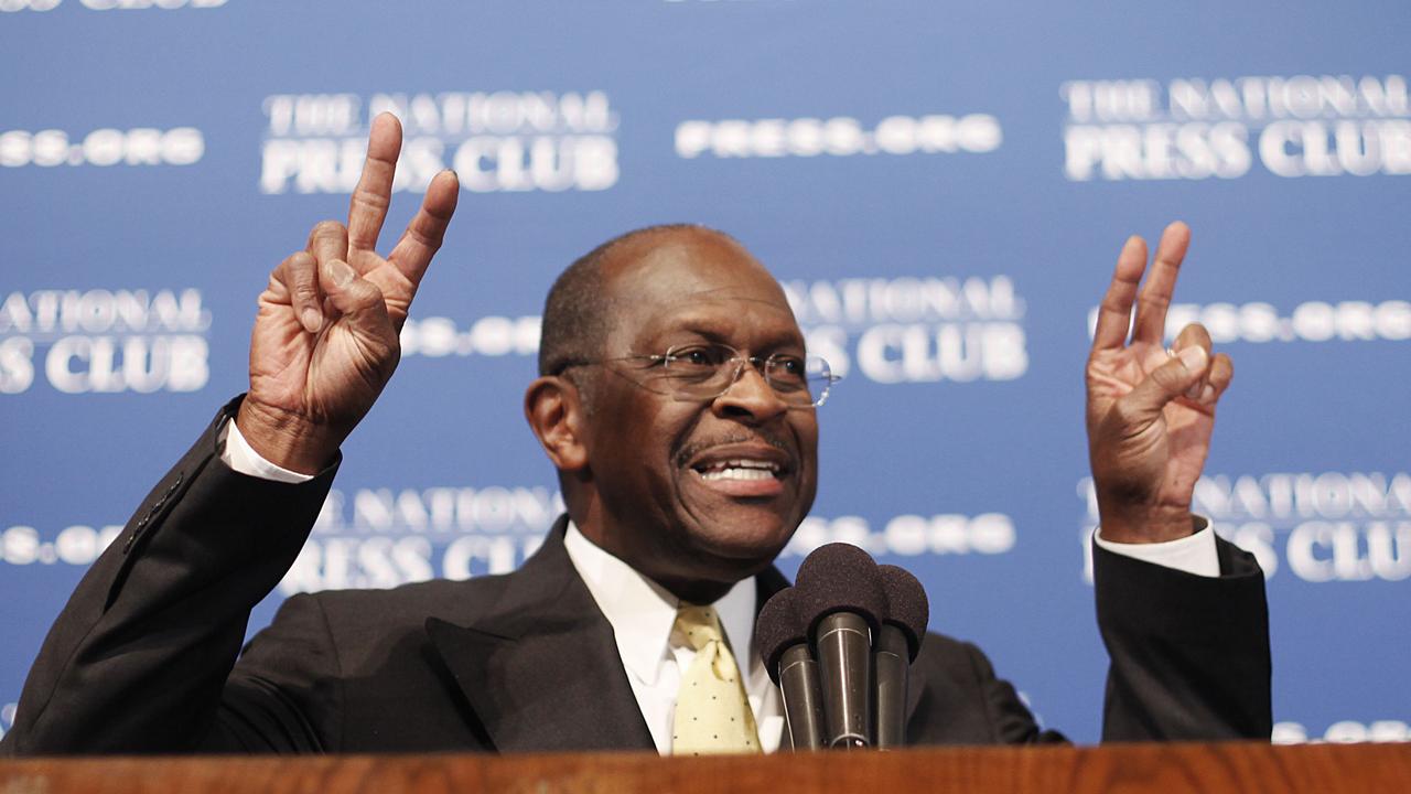 Herman Cain when he was considering running for president in 2011.