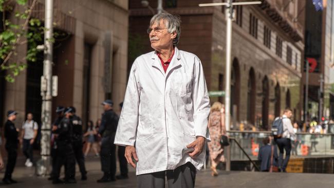 Martin Wolterding pictured in Martin Place. Picture: Flavio Brancaleone