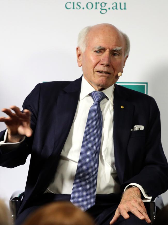 Former PM John Howard warns of an ‘avalanche of political correctness’. Picture: James Croucher