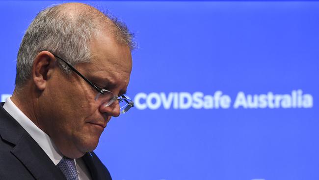 On Friday, Prime Minister Scott Morrison made the National Cabinet permanent in bid to ensure that all the governments of Australia would work together. Picture: AAP/Lukas Coch