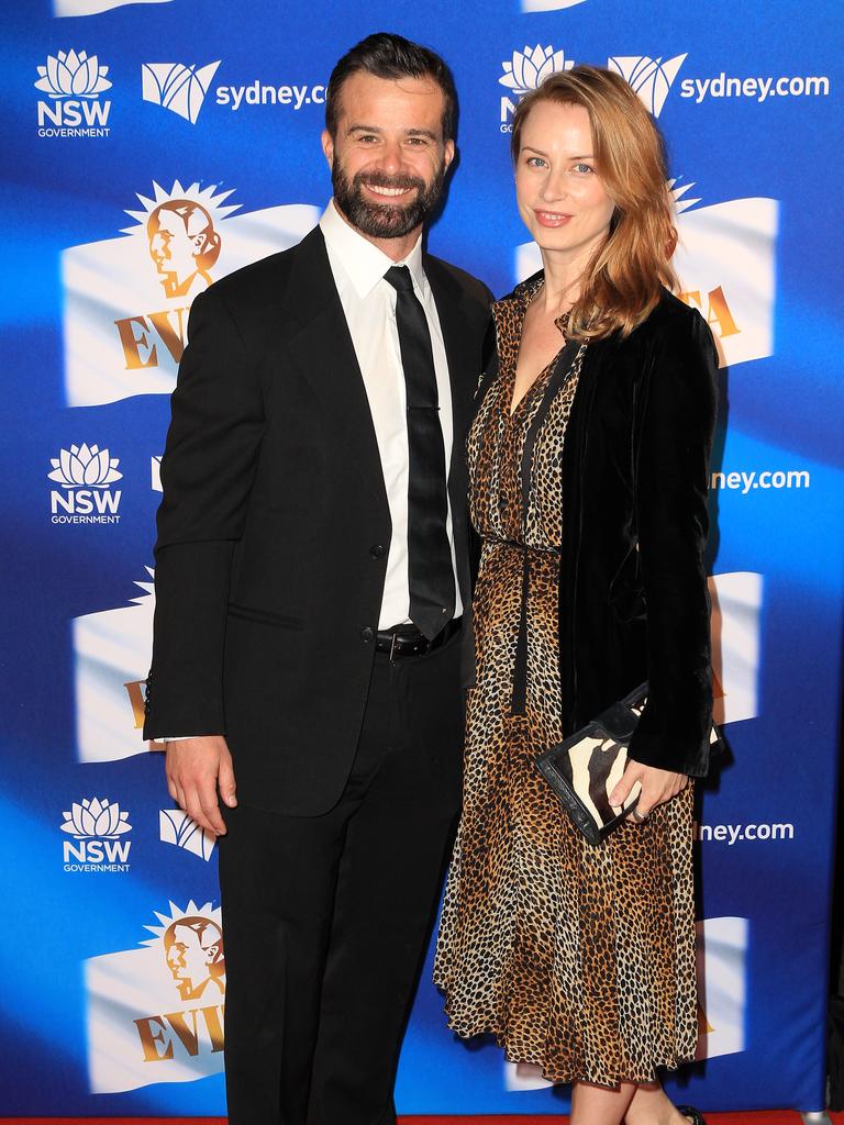 Charlie Clausen and Gemma Lee at the Evita Opening Night held at the Sydney Opera House. Picture: Christian Gilles