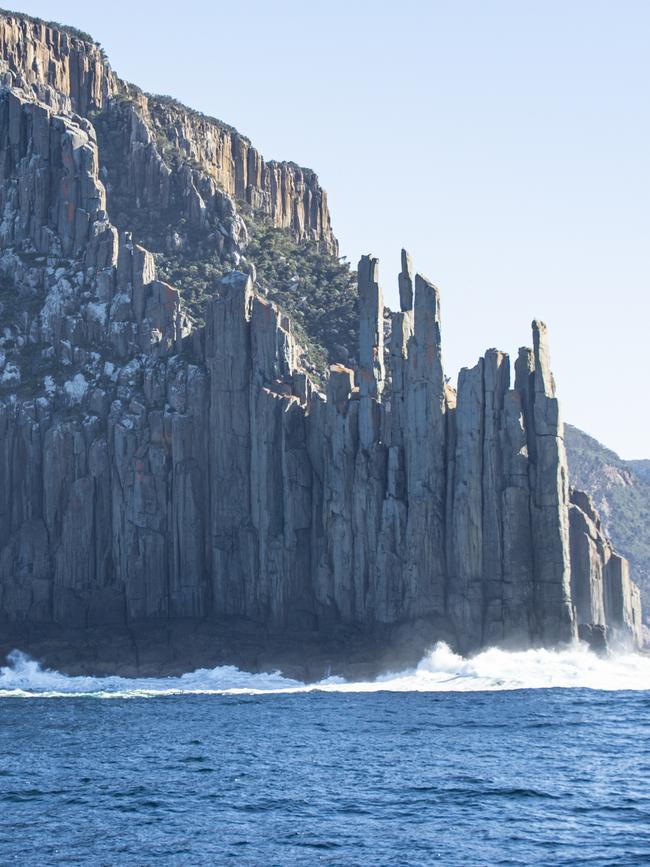 The amazing cliffs of East Coast Tasmania. Photo: Peter Marmion