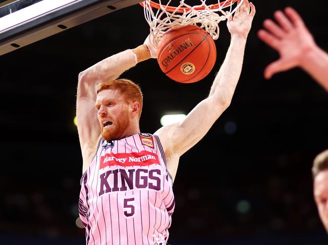 Angus Glover experienced a frustrating NBL24 campaign. Photo: Mark Kolbe/Getty Images.