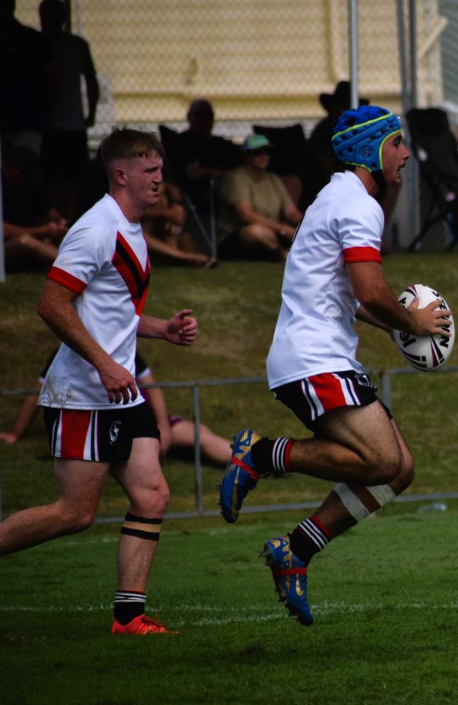 Wide Bay, 16-18 years boys, at the Queensland School Sport rugby league state championships at Marley Brown Oval, Gladstone, on May 17, 2025.