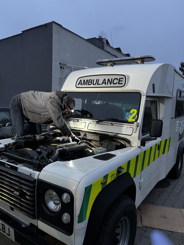 Ambulances are an increasingly rare commodity in Ukraine as Russia targets emergency vehicles. Picture: Supplied