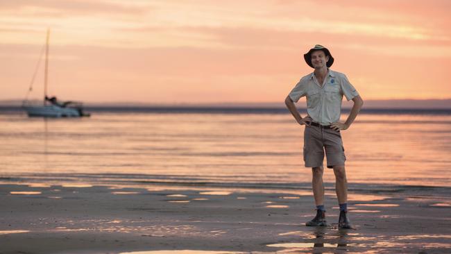 Kingfisher Bay Resort ranger Peter Meyer. Picture: Tourism and Events Queensland